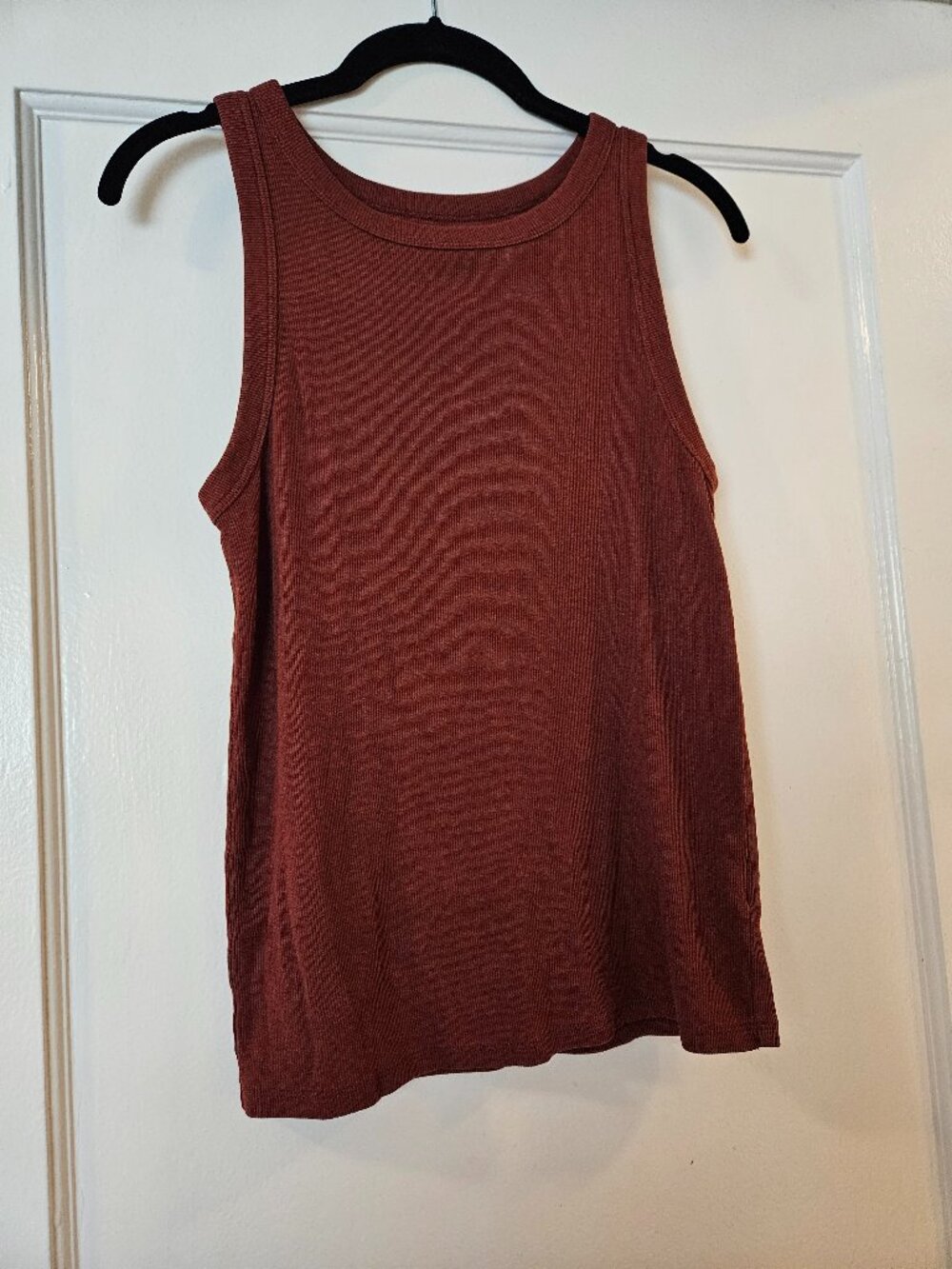 [3 for $25] A New Day Rust Red Ribbed Tank Top size XL